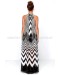 Blurred Lines Black And Ivory Striped Maxi Dress